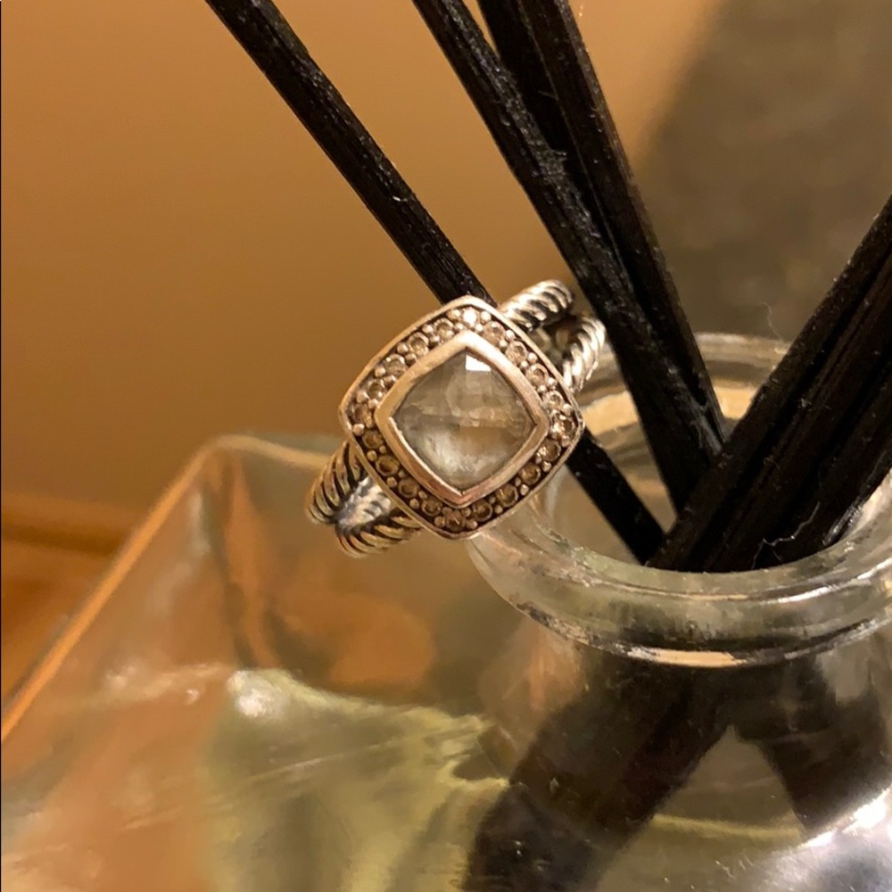 David Yurman Petite Albion Prasiolite Ring